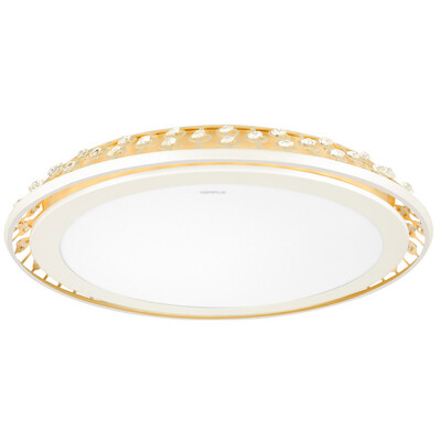 Op lighting LED bedroom lamp living room lamp ceiling lamp three sections of dimming crystal glass lighting diameter 50 cm 35 watts 15-18 level
Op lighting LED bedroom lamp living room lamp ceiling lamp three sections of dimming crystal glass lighting diameter 50 cm 35 watts 15-18 level