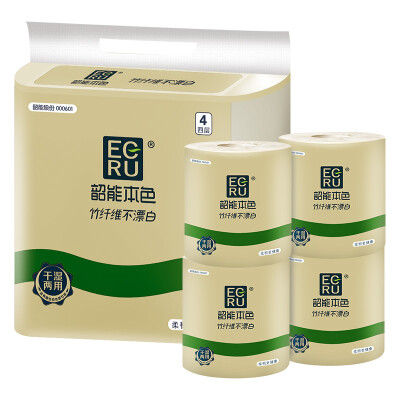 Shaogan qualities natural toilet paper bleached bamboo pulp truth series 4 layers 140g cored paper rolls * 4 volumes
Shaogan qualities natural toilet paper bleached bamboo pulp truth series 4 layers 140g cored paper rolls * 4 volumes