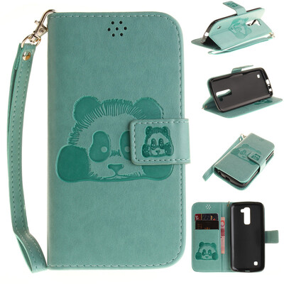 Green Panda Style Embossing Classic Flip Cover with Stand Function and Credit Card Slot for LG K10
Green Panda Style Embossing Classic Flip Cover with Stand Function and Credit Card Slot for LG K10