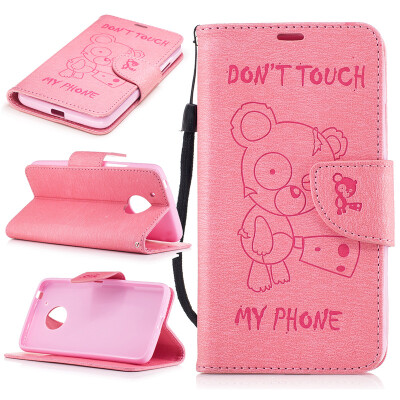 Pink Bear Style Embossing Classic Flip Cover with Stand Function and Credit Card Slot for Motorola Moto G5
Pink Bear Style Embossing Classic Flip Cover with Stand Function and Credit Card Slot for Motorola Moto G5