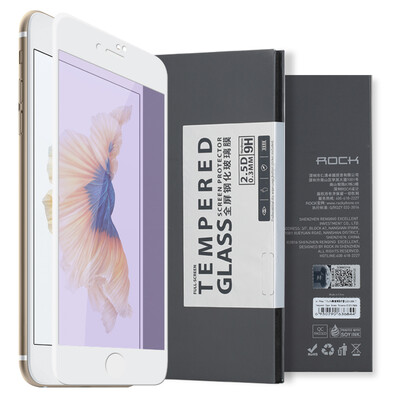 Rock ROCK iPhone6s full-screen tempered film / iphone6 / 6s anti-blue glass film 3D soft side / surface full-screen high-definition film white
Rock ROCK iPhone6s full-screen tempered film / iphone6 / 6s anti-blue glass film 3D soft side / surface full-screen high-definition film white