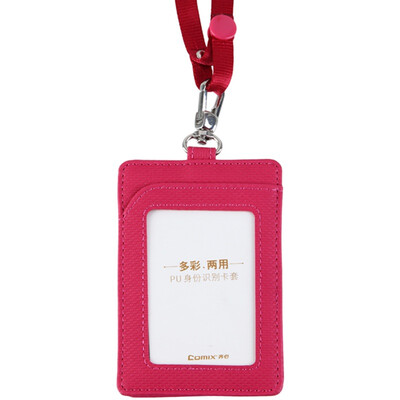 Comix A7928 colorful vertical dual-use PU identification card sets work card card card rose red
Comix A7928 colorful vertical dual-use PU identification card sets work card card card rose red