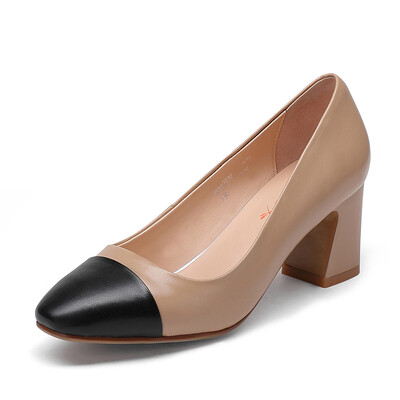 Red dragonfly (RED DRAGONFLY) single shoes mixed color thick with shallow mouth high heels WFB67692 beige 38 yards
Red dragonfly (RED DRAGONFLY) single shoes mixed color thick with shallow mouth high heels WFB67692 beige 38 yards