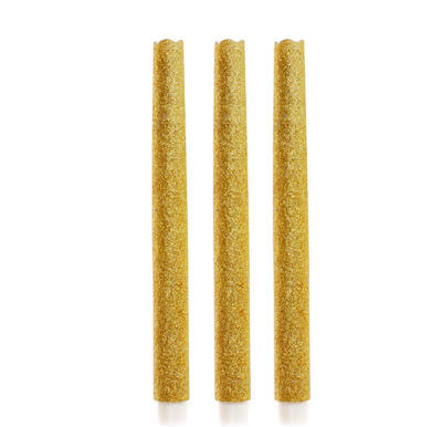 9 Inches Melted Led Taper Candles with Timer,Battery Operated,with Gold Glitter,Pack of 3
9 Inches Melted Led Taper Candles with Timer,Battery Operated,with Gold Glitter,Pack of 3