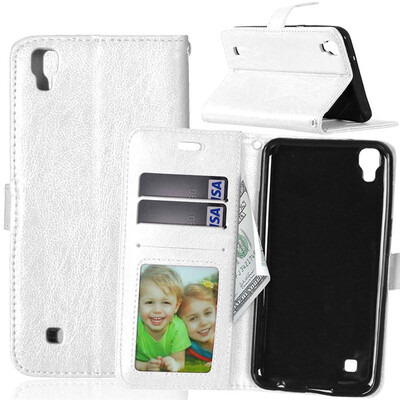 White Style Classic Flip Cover with Stand Function and Credit Card Slot for LG X Power
White Style Classic Flip Cover with Stand Function and Credit Card Slot for LG X Power