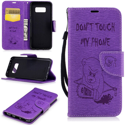 Фиолетовый тисненый тисненый классический флип-чехол с функцией подставки и слотом для кредитных карт для Samsung Galaxy S8
Фиолетовый тисненый тисненый классический флип-чехол с функцией подставки и слотом для кредитных карт для Samsung Galaxy S8