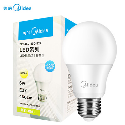 Midea (Midea) LED bulb ball bubble 6W E27 big screw mouth 5700K is white light daylight color
Midea (Midea) LED bulb ball bubble 6W E27 big screw mouth 5700K is white light daylight color