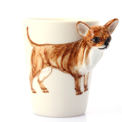 【Jingdong Supermarket】 Fun 3D stereo ceramic mug creative gift cup coffee cup birthday gift Chihuahua
【Jingdong Supermarket】 Fun 3D stereo ceramic mug creative gift cup coffee cup birthday gift Chihuahua