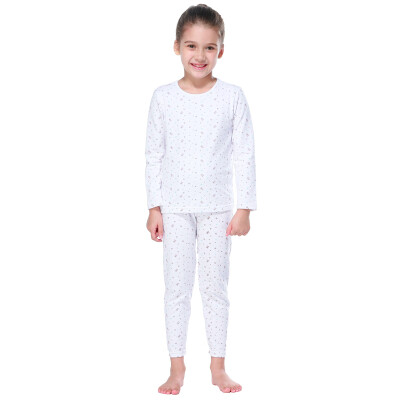 Red beans (Hodo) children's underwear set female large children's cotton ammonia 97% cotton home service pajamas suit HD6012 white 130
Red beans (Hodo) children's underwear set female large children's cotton ammonia 97% cotton home service pajamas suit HD6012 white 130