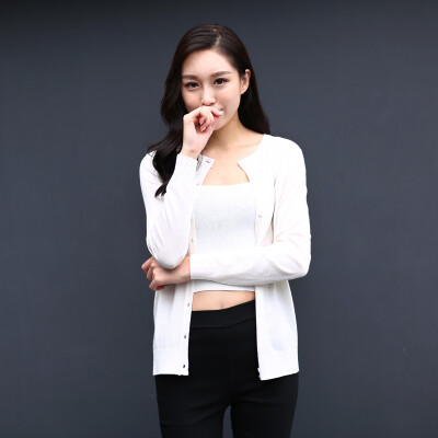 Antarctic (Nanjiren) Knitwear Women's Fashion Cardigan Slim Long Sleeve Sweater Women's White M (160/68)
Antarctic (Nanjiren) Knitwear Women's Fashion Cardigan Slim Long Sleeve Sweater Women's White M (160/68)
