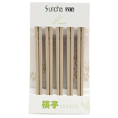 Suncha chopsticks no paint no wax rice husk chopsticks stainless chopsticks 10 double installed DK7002
Suncha chopsticks no paint no wax rice husk chopsticks stainless chopsticks 10 double installed DK7002