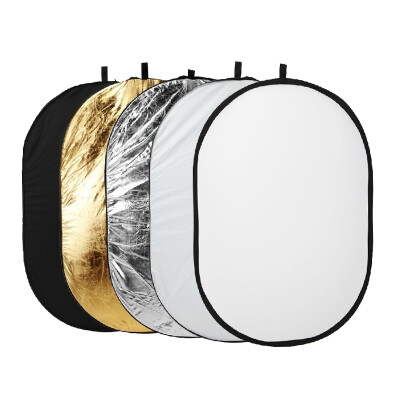 Good weather 110cm five-in-one reflector / round file light board gold / silver / white / soft board / black
Good weather 110cm five-in-one reflector / round file light board gold / silver / white / soft board / black