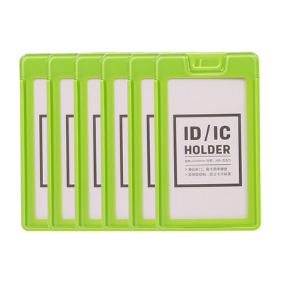 Deli) 33381 Slide card holder / work permit / employee card horizontal six loaded white
Deli) 33381 Slide card holder / work permit / employee card horizontal six loaded white