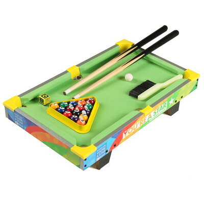 Crown HUANGGUAN children's pool table mini black 8 American billiard portable pool table 80661N
Crown HUANGGUAN children's pool table mini black 8 American billiard portable pool table 80661N