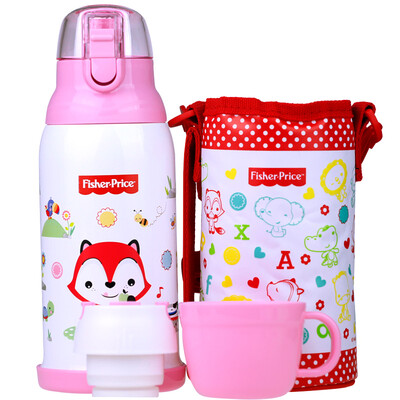 Fisher-Price cups children's stainless steel water cups male and female students large capacity double cover portable kettle with a set of 500ML pink
Fisher-Price cups children's stainless steel water cups male and female students large capacity double cover portable kettle with a set of 500ML pink