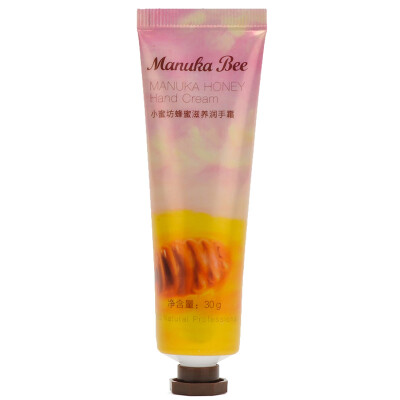 Manuka bee honey nourishing hand cream 30g (hand cream anti-chapped female moisturizer)
Manuka bee honey nourishing hand cream 30g (hand cream anti-chapped female moisturizer)