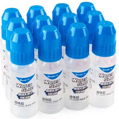 GuangBo 12 stick 50ml brush with liquid glue upgrade office supplies JS8310