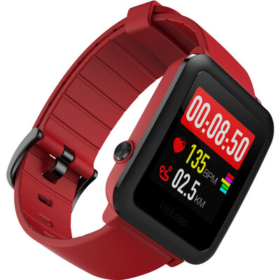 WeLoop CD-ROM 3 smart sports watch dynamic heart rate monitoring 40 days life 50 meters deep waterproof call message content display reminder dial can be replaced red
WeLoop CD-ROM 3 smart sports watch dynamic heart rate monitoring 40 days life 50 meters deep waterproof call message content display reminder dial can be replaced red