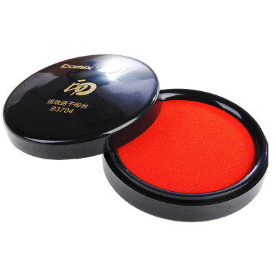 Comix) diameter 68mm red round high-definition quick print India trumpet office stationery B3704
Comix) diameter 68mm red round high-definition quick print India trumpet office stationery B3704