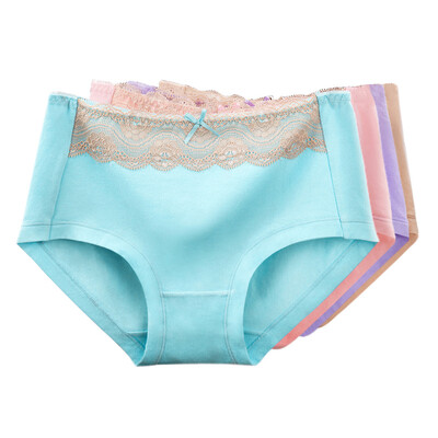 The United States&Ya Ting 4 ladies underwear cotton waist fashion comfortable lace underwear female Ma gray light yellow light pink light purple code
The United States&Ya Ting 4 ladies underwear cotton waist fashion comfortable lace underwear female Ma gray light yellow light pink light purple code