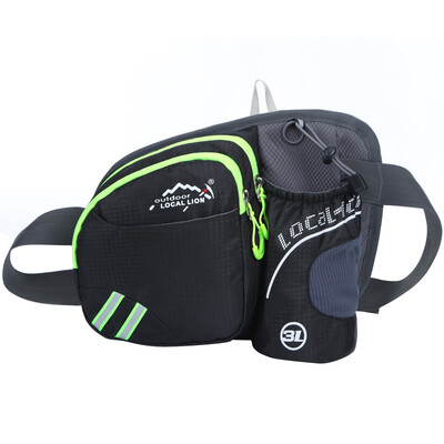 LOCAL LION Hiking / Climbing Waist Bag with Water Bottle Holder