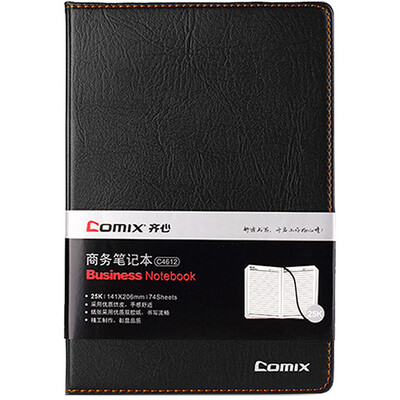 COMIX A6 74 simple series leather notebook notepad diary black office stationery C4614
COMIX A6 74 simple series leather notebook notepad diary black office stationery C4614