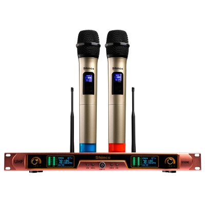 Shinco S3200A U-section wireless microphone microphone one drag two home KTV computer stage professional microphone
Shinco S3200A U-section wireless microphone microphone one drag two home KTV computer stage professional microphone