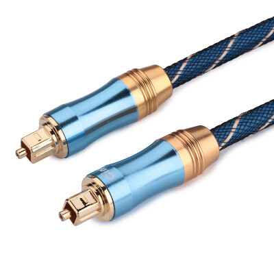 Cinyobo) fever digital optical fiber audio interface SPDIF / TOSLINK interface connector TV audio amplifier fiber gold 5 meters
Cinyobo) fever digital optical fiber audio interface SPDIF / TOSLINK interface connector TV audio amplifier fiber gold 5 meters