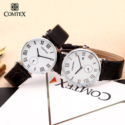 Comtex Brand Fashion Couple Watches Leather Quartz Wristwatches Men Watch Women Watch
Comtex Brand Fashion Couple Watches Leather Quartz Wristwatches Men Watch Women Watch