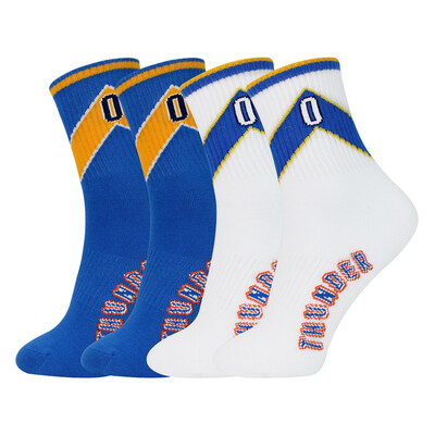 NBA Баскетбольные носки Мужская команда Поклонники Спортивные носки 2 Double Pack Thunder Squad
NBA Баскетбольные носки Мужская команда Поклонники Спортивные носки 2 Double Pack Thunder Squad