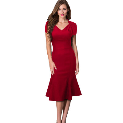 3 Colors Fashion Autumn Dress 2016 Plus Size Trumpet Dresses Solid Color Short Sleeve Dresses 75% Cotton 25%Spandex
3 Colors Fashion Autumn Dress 2016 Plus Size Trumpet Dresses Solid Color Short Sleeve Dresses 75% Cotton 25%Spandex