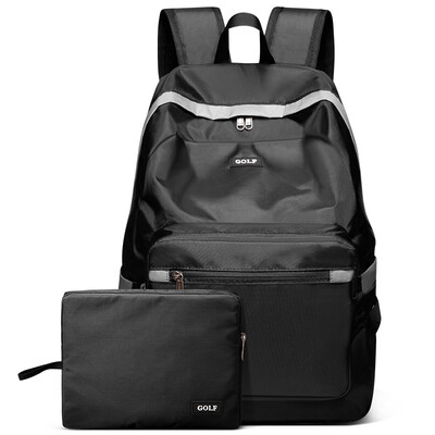Golf GOLF waterproof nylon shoulder bag men&women backpack 14 inch student bag D6BV86732J black
Golf GOLF waterproof nylon shoulder bag men&women backpack 14 inch student bag D6BV86732J black