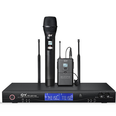 KFW WK-U8710A wireless microphone microphone a hand-held waist hanging collar clip head wear
KFW WK-U8710A wireless microphone microphone a hand-held waist hanging collar clip head wear