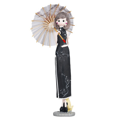 Flower set cheongsam beautiful handicrafts ornaments brawny umbrella girl Chinese style ornaments living room entrance decorations send girlfriend send friends birthday gifts HS16G01DB navy
Flower set cheongsam beautiful handicrafts ornaments brawny umbrella girl Chinese style ornaments living room entrance decorations send girlfriend send friends birthday gifts HS16G01DB navy