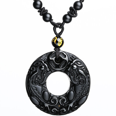 Tsz Ling Court obsidian bracelet pendant male and female double skin fur leather hugh safety buckle ornaments pendant necklace pendant black men and women with the paragraph
Tsz Ling Court obsidian bracelet pendant male and female double skin fur leather hugh safety buckle ornaments pendant necklace pendant black men and women with the paragraph