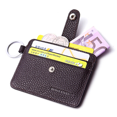 BOSTANTEN BOSTANTEN card bag business card chuck layer of leather buckle card sets of key bags men&39s bank card sets of small wallet female B7163081 dark brown
BOSTANTEN BOSTANTEN card bag business card chuck layer of leather buckle card sets of key bags men&39s bank card sets of small wallet female B7163081 dark brown