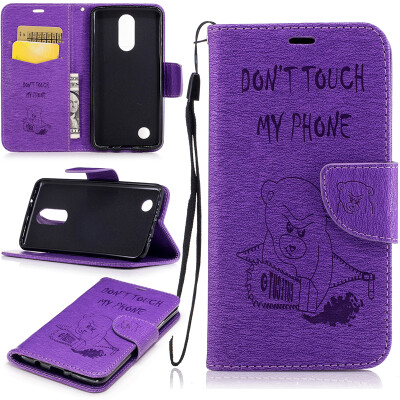 Purple Bear Style Embossing Classic Flip Cover with Stand Function and Credit Card Slot for LG K8 2017
Purple Bear Style Embossing Classic Flip Cover with Stand Function and Credit Card Slot for LG K8 2017