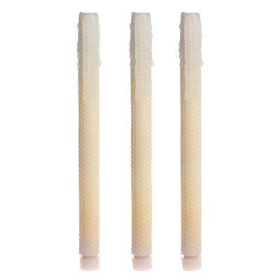 Home Impressions Led Melted Dripping Taper Candles With Timer,HoneyComb pattern,12 inch tall,Ivory,Pack of 3
Home Impressions Led Melted Dripping Taper Candles With Timer,HoneyComb pattern,12 inch tall,Ivory,Pack of 3