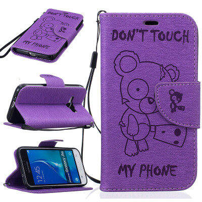 Purple Bear Style Embossing Classic Flip Cover with Stand Function and Credit Card Slot for SAMSUNG Galaxy J1 2016/J120F
Purple Bear Style Embossing Classic Flip Cover with Stand Function and Credit Card Slot for SAMSUNG Galaxy J1 2016/J120F
