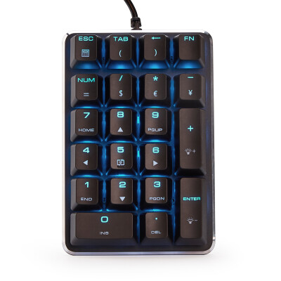 Magic baby magicforce 21 key mini mechanical digital keypad black ice blue light good Darling tea axis financial accounting with the switch
Magic baby magicforce 21 key mini mechanical digital keypad black ice blue light good Darling tea axis financial accounting with the switch