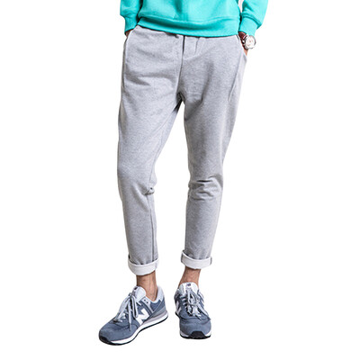 (MSEK) LXK70083 men's leisure pants Slim Slim casual pants gray XXL
