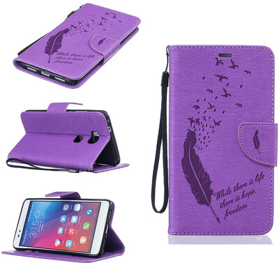 Purple Feathers and birds Style Embossing Classic Flip Cover with Stand Function and Credit Card Slot for HUAWEI Honor 5X
Purple Feathers and birds Style Embossing Classic Flip Cover with Stand Function and Credit Card Slot for HUAWEI Honor 5X
