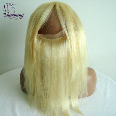 Charming Hair Straight Blonde 360 Lace Frontal Closure With Baby Hair Brazilian Virgin Hair 360 Silk Lace Frontal Closure Band
Charming Hair Straight Blonde 360 Lace Frontal Closure With Baby Hair Brazilian Virgin Hair 360 Silk Lace Frontal Closure Band