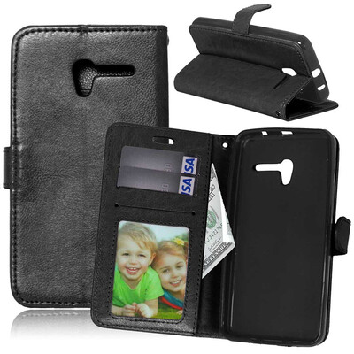Black Style Classic Flip Cover with Stand Function and Credit Card Slot for Alcatel Pop 3 5
Black Style Classic Flip Cover with Stand Function and Credit Card Slot for Alcatel Pop 3 5