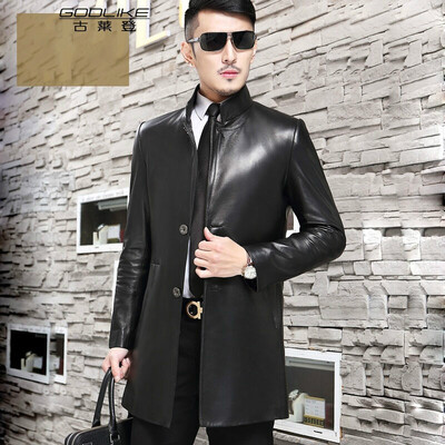 Men's leather jacket long sleeve autumn witer clothing genuine sheepskin motocycle coat real leather the newest simple style
Men's leather jacket long sleeve autumn witer clothing genuine sheepskin motocycle coat real leather the newest simple style
