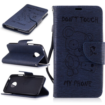 Dark blue Bear Style Embossing Classic Flip Cover with Stand Function and Credit Card Slot for Motorola Moto G5
Dark blue Bear Style Embossing Classic Flip Cover with Stand Function and Credit Card Slot for Motorola Moto G5