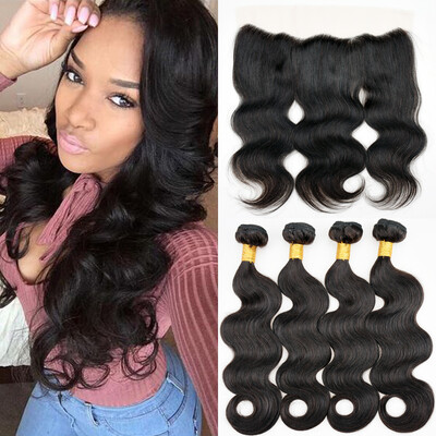 13"x4" Peruvian Body Wave Lace Frontal Closure with Bundles 7A Peruvian Lace Frontal with Bundles Ear to Ear Lace Frontal Weave
13"x4" Peruvian Body Wave Lace Frontal Closure with Bundles 7A Peruvian Lace Frontal with Bundles Ear to Ear Lace Frontal Weave