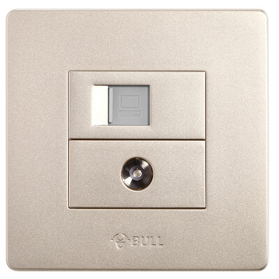 Bull (BULL) switch socket G07 series four speakers socket audio audio type 86 panel G07T206 (U6) champagne gold
Bull (BULL) switch socket G07 series four speakers socket audio audio type 86 panel G07T206 (U6) champagne gold