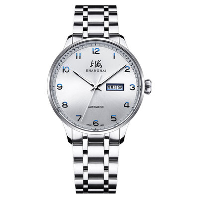 Shanghai (SHANGHAI) watches business leisure series double calendar automatic mechanical male watch SH3013R-1
Shanghai (SHANGHAI) watches business leisure series double calendar automatic mechanical male watch SH3013R-1