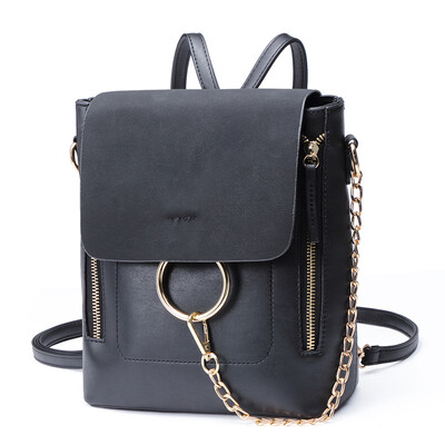 Lady Ma Tianti backpack shoulder bag hit color package cover ring small square trend fashion shoulder bag S069 gray
Lady Ma Tianti backpack shoulder bag hit color package cover ring small square trend fashion shoulder bag S069 gray